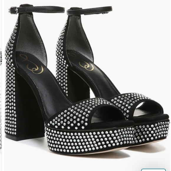 Sam Edelman Nellie Glitz Heels in Blacksue - Picture 10 of 17